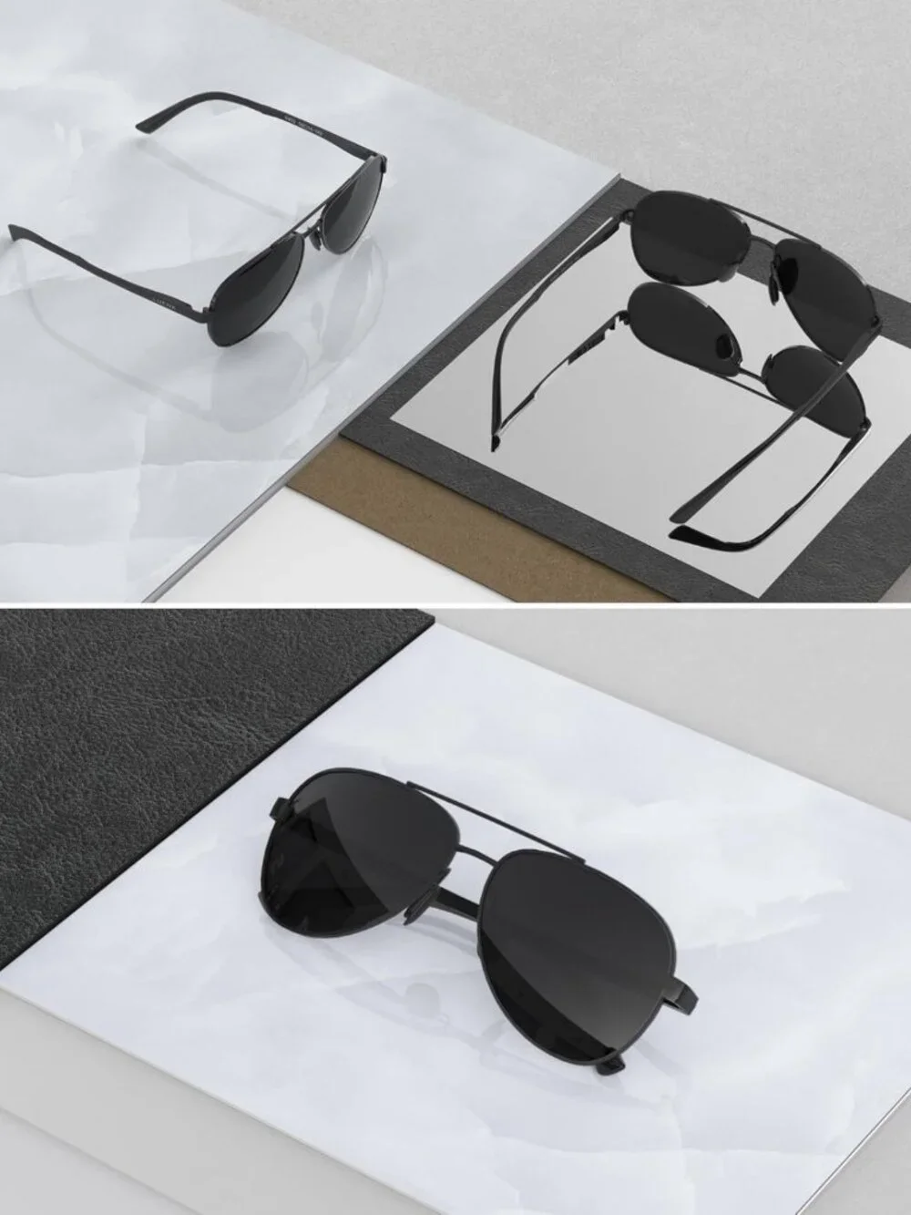 Classic Polarized Aviator Sunglasses for Men & Women - UV400 Protection, Stylish